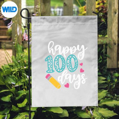 100DayOfSchoolForTeachersHappy100Daysflag