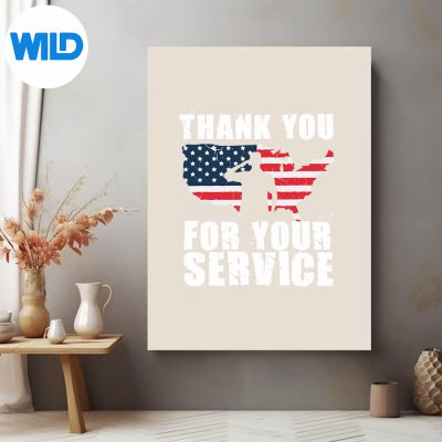 VintageVeteransDayThankYouForYourServicesposter