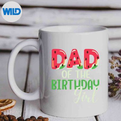 DadOfTheGirlWatermelonFamilyMatchingmug