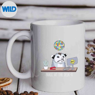 PanicAtTheDeskopossumCuteOfficePossumAnxietymug