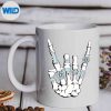 SkeletonWithTurquoiseHandWesternVibesCowCowgirlmug