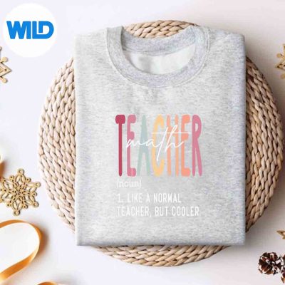 LikeNormalTeacherExceptCoolerVintageMathTeachersweater