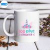 Girls100thDayOfSchoolDaysOfSchoolBrightermug