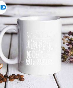 1000 Days Smarter Fifth Grade Teacher 100th Day Of School Silhouette SVG PNG