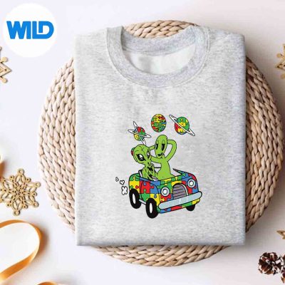 AlienSpaceAutismAwarenessGirlsToddlerssweater