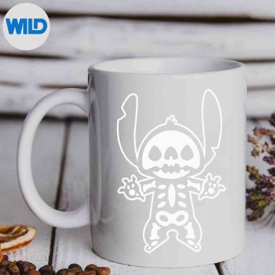 Disney Stitch Halloween Skeleton Vintage Cut File 6 DisneyStitchHalloweenSkeletonVintagemug