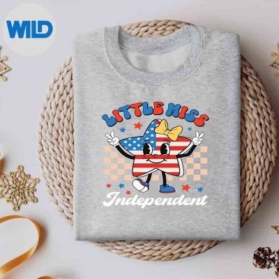 Little Miss Independent 4th Of July Toddler Girls Groovy SVG PNG Digital Design 5 LittleMissIndependent4thOfJulyToddlerGirlsGroovysweater