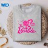 BarbieBlackHeartCrewNeckFitShortSleeveCottonpolyesterBlendsweater