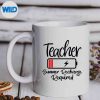 TeacherSummerRechargeRequiredLastDaySchoolmug