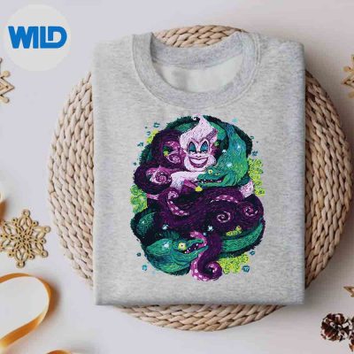 DisneyTheLittleMermaidUrsulaSeaWitchPaintingsweater