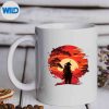 VintageJapaneseSamuraiFighterMartialArtsRetroSunsetmug