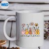 RetroWildflowersObgynSonographerLifeUltrasoundTechmug