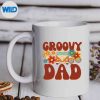MatchingFamilyColorfulFlowersDadGroovyDadDaddymug