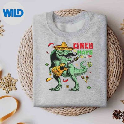 CincoDeMayoForToddlerDinosaurTRexsweater