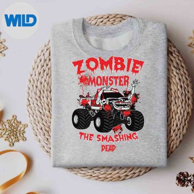 ZombieMonsterTruckTheSmashingDeadsweater