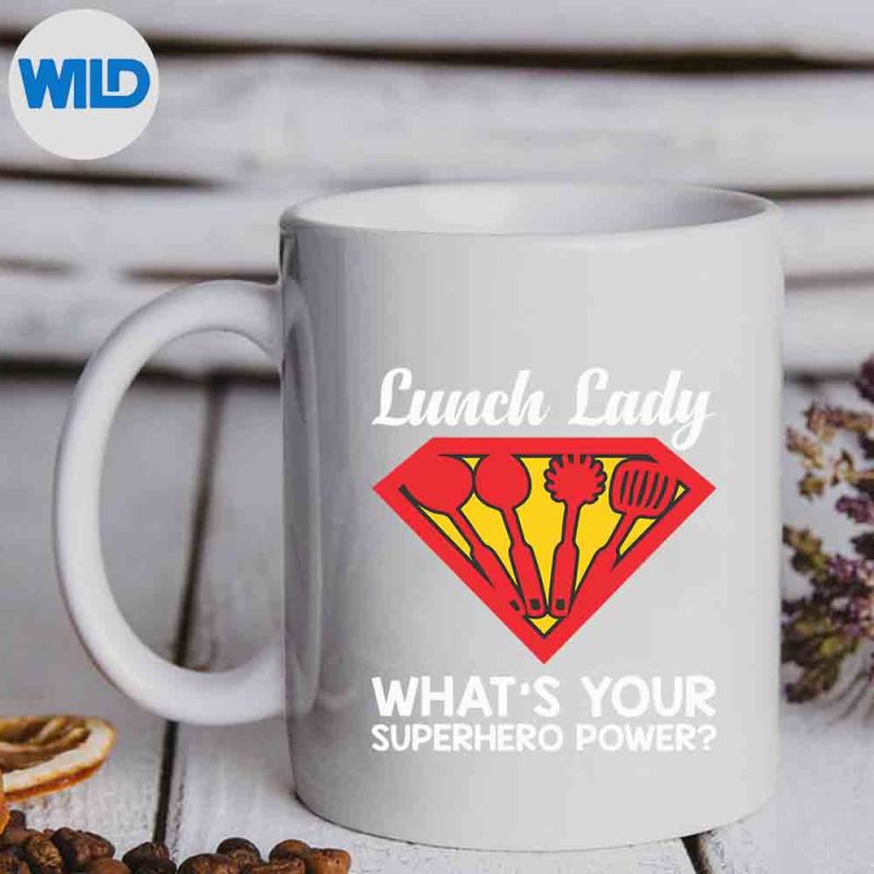 Printable Superhero Lunch Lady