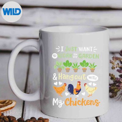 ChickenForGardeningChickenLoversGardenmug