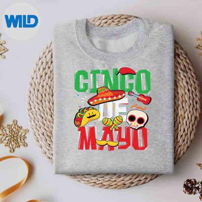 Cinco De Mayo Mexican Fiesta 5 De Mayo SVG Cut File 5 CincoDeMayoMexicanFiesta5DeMayosweater