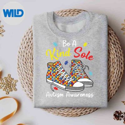 Be A Kind Sole Autism Awareness Rainbow Trendy Puzzle Shoes SVG PNG Download 5 BeAKindSoleAutismAwarenessRainbowTrendyPuzzleShoessweater