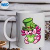 AxolotlSaintPatricksDayGirlsAxolotlStPatrickmug