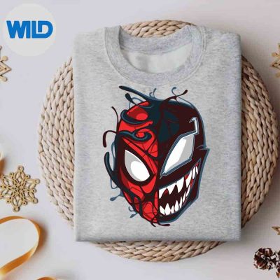 MarvelSpidermanMaximumVenomSpidermanBigFacesweater