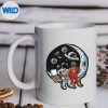 AstronautAndAlienLoveEatingPizzaExploringSpacemug