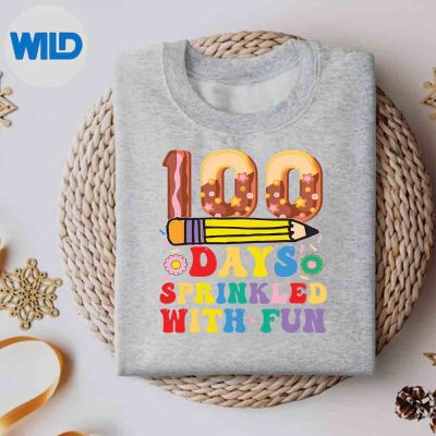 100DaysSprinkledWithFun100thDayOfSchoolTeachersweater