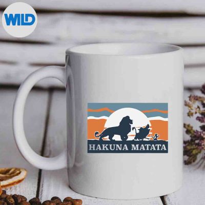 DisneyLionKingRetroHakunaMatataTrioSilhouettemug