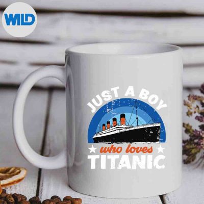 BoyJustLoveTheRmsTitanicmug