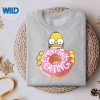 TheSimpsonsHomerCantTalkEatingDonutsweater