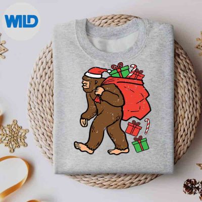 ChristmasBigfootSantaFunnyXmasSasquatchsweater