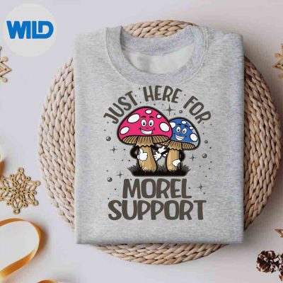 FunnyMorelSupportMycologyMushroomsweater