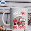 JustAWhoLovesFiretrucksFirefighterFiremanmug
