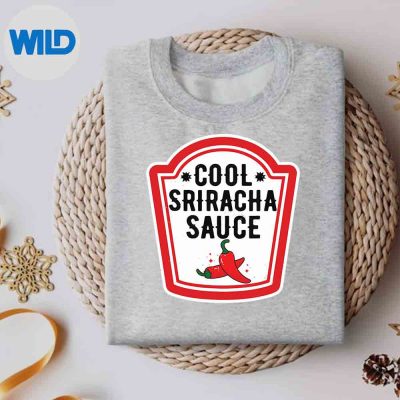 GroupHalloweenCostumeSrirachaSauceCondimentsweater