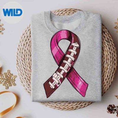 Tackle Football Pink Ribbon Breast Cancer Awareness SVG PNG 5 TackleFootballPinkRibbonBreastCancerAwarenesssweater