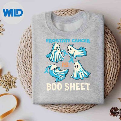 FunnyProstateCancerIsBooSheetGhostHalloweenCostumesweater
