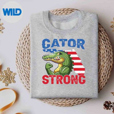 GatorStrongFloridaStateGatorUsFlagsweater
