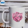 OesFightLeopardRetroEasternStarBreastCancerAwarenessmug
