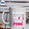 InOctoberWearPinkBreastCancerAwarenessDentistDentalmug