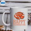 TurkeyFootballHappyThanksgivingFunnyVintageFootballmug
