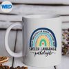 SpeechTherapySpeechLanguagePathologistSLPBohoRainbowmug