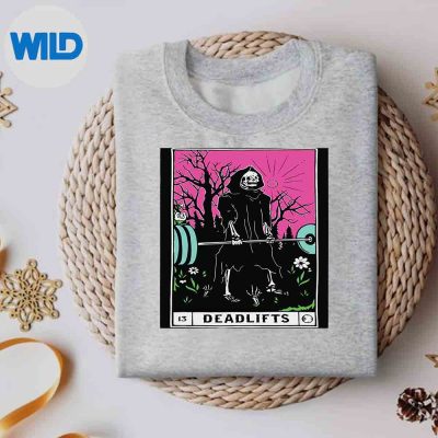 TarotCardFunnyGymDeadliftsWorkoutOccultReadingReadersweater