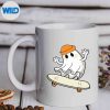 HalloweenGhostSkateboardHalloweenSkateboardingmug