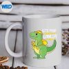 LetsMakeChildhoodCancerExtinctAwarenessTRexWarriormug