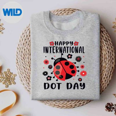 Dot Day Ladybug Happy International Dot Day PNG SVG for Cricut 5 DotDayLadybugHappyInternationalDotDaysweater