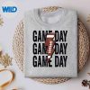 VintageGameDayFootballLightningBoltFunnyTeamSportsweater