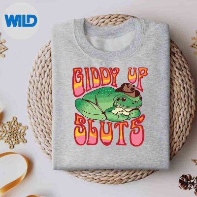 CowFrogGiddyUpSlutssweater
