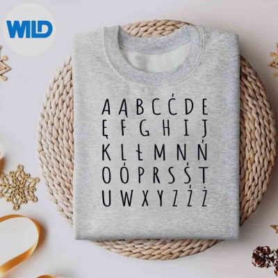 FunnyPolishAlphabetCoolLetterPolishAlphabetsweater