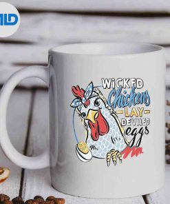 Wicked Chickens Lay Deviled Eggs Chicken SVG PNG Cut File