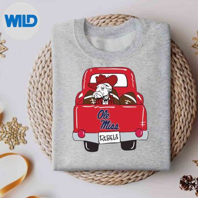 OleMissTruckRebelsFootballsweater